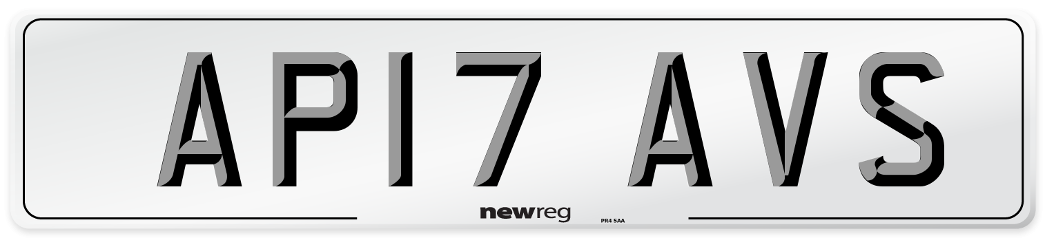 AP17 AVS Number Plate from New Reg